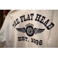 画像7: FLAT HEAD FN-THCL-211 "LONG SLEEVE T-SHIRT - FH FLYING WHEEL"
