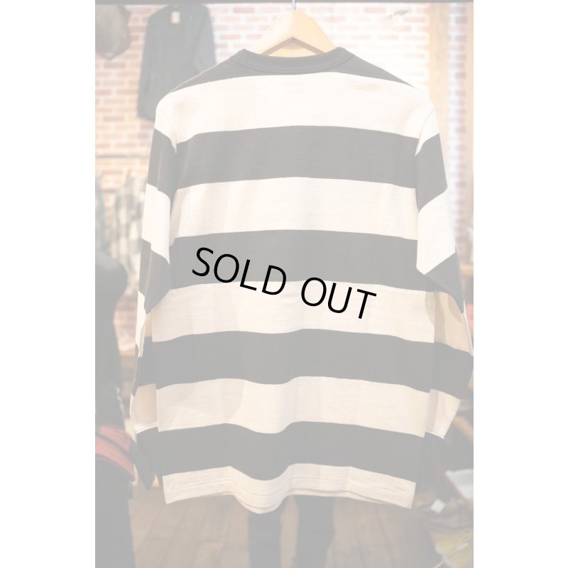 画像3: FREEWHEELERS #2225015 -POWER WEAR- "HORIZONTAL STRIPED" SET-IN LONG SLEEVE T-SHIRT