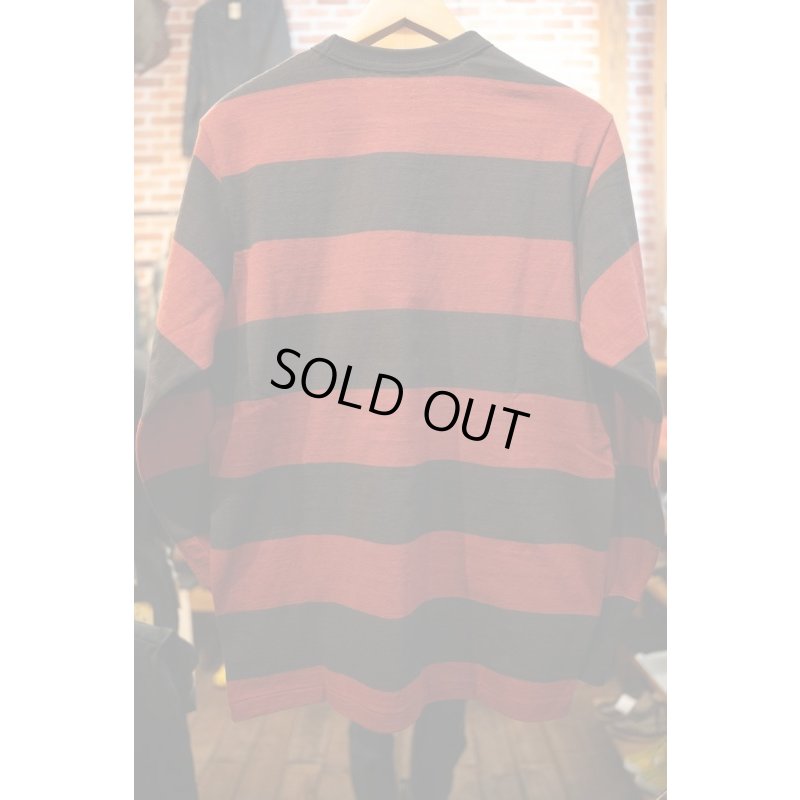 画像8: FREEWHEELERS #2225015 -POWER WEAR- "HORIZONTAL STRIPED" SET-IN LONG SLEEVE T-SHIRT