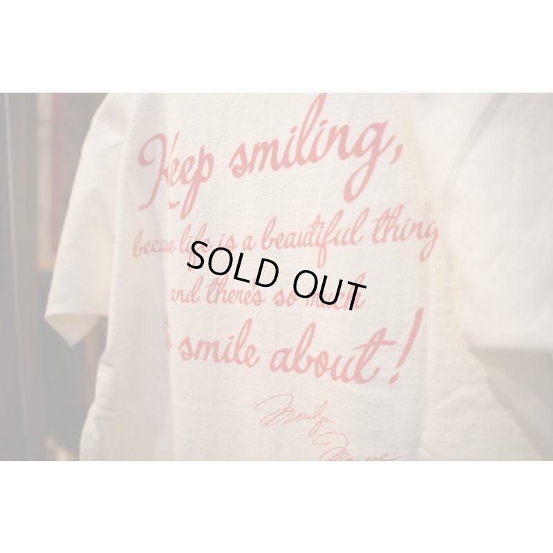 画像6: TOYS McCOY TMC2212 MARILYN MONROE TEE "Keep smiling"