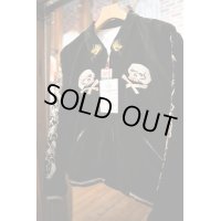 TAILOR TOYO TT15197 Mid 1950s Style Velveteen × Acetate Souvenir Jacket “KOSHO & CO.” Special Edition “SKULL” × “WHITE EAGLE”