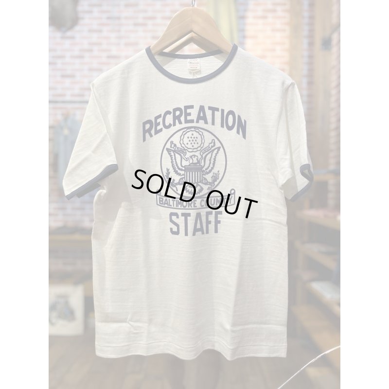 画像2: WARE HOUSE Lot.4059 リンガーTシャツ "RECREATION"
