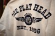 画像7: FLAT HEAD FN-THCL-211 "LONG SLEEVE T-SHIRT - FH FLYING WHEEL" (7)