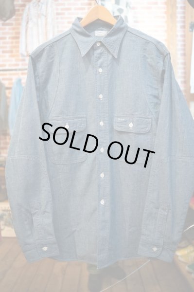 ウエアハウスWarehouse シャンブレー耳あて シャツ - ウエアハウス WAREHOUSE