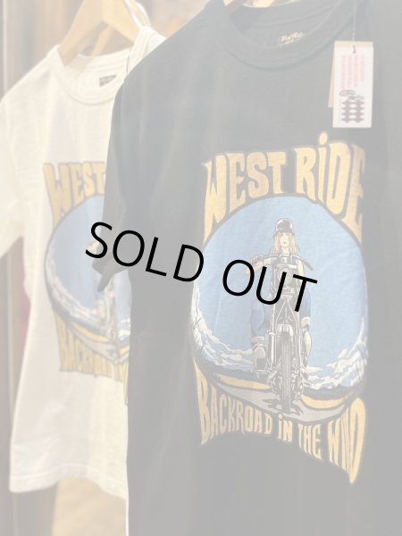 画像1: WEST RIDE PT.TEE23-05 SHORT SLEEVE TEE "BACK ROAD IN THE WIND" (1)