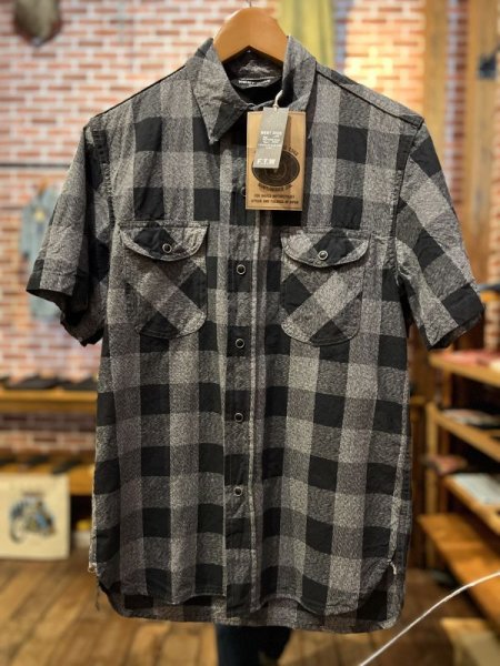 画像1: WEST RIDE "SNAP BUTTON S/S WORK SHIRTS” (1)