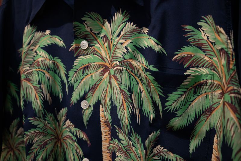 SUNSURF DK38817 DUKE KAHANAMOKU SPECIAL EDITION “PALM TREE” (SHORT SLEEVE) サンサーフ  アロハシャツ 東洋エンタープライズ